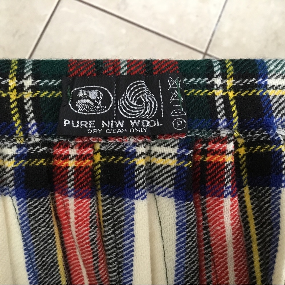 Vintage Wool Kilt 1980s - Picture 3 of 6